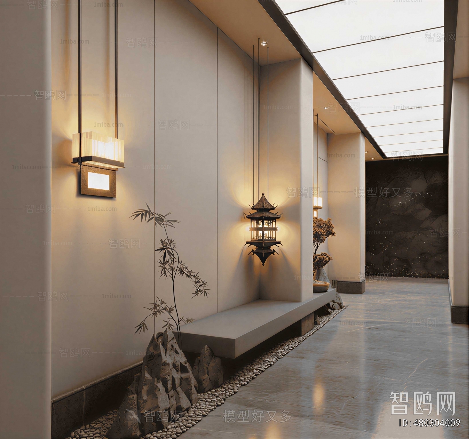 New Chinese Style Corridor