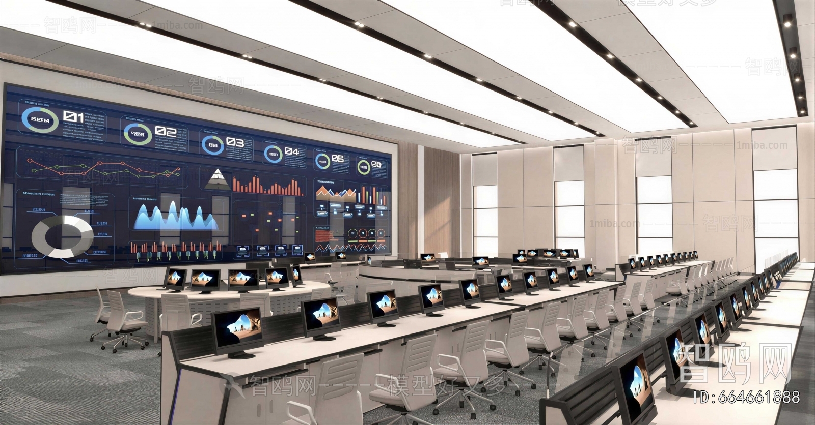 Modern Monitor Room
