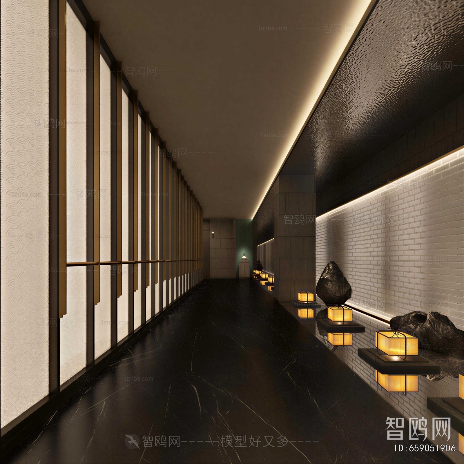 New Chinese Style Corridor