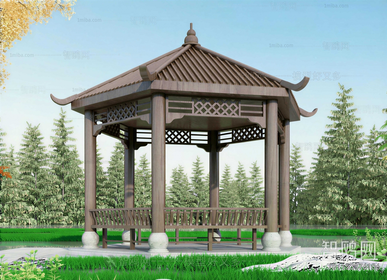 Chinese Style Building Component