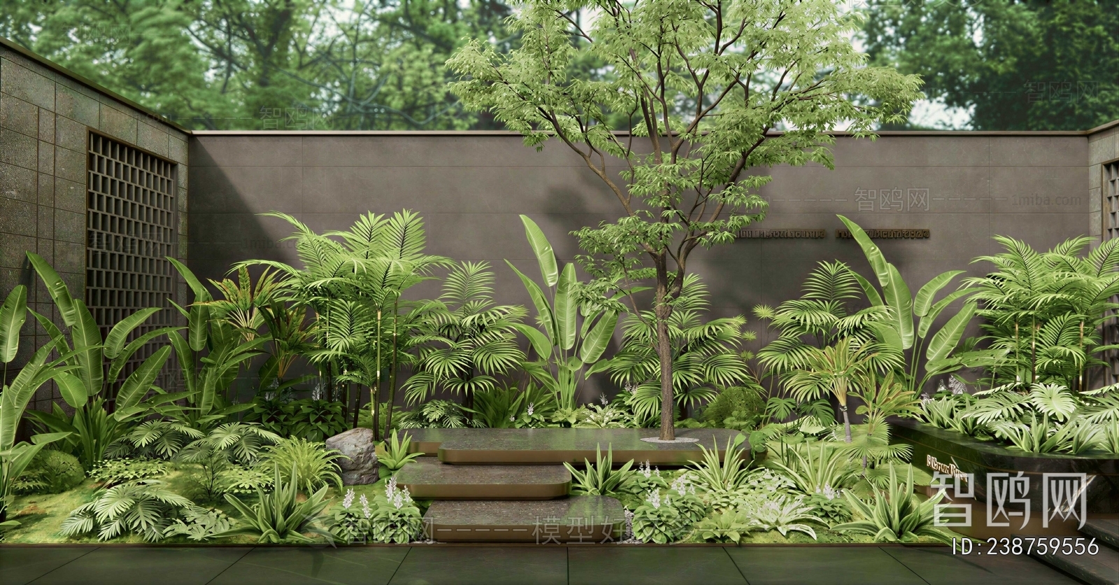 Modern Courtyard/landscape