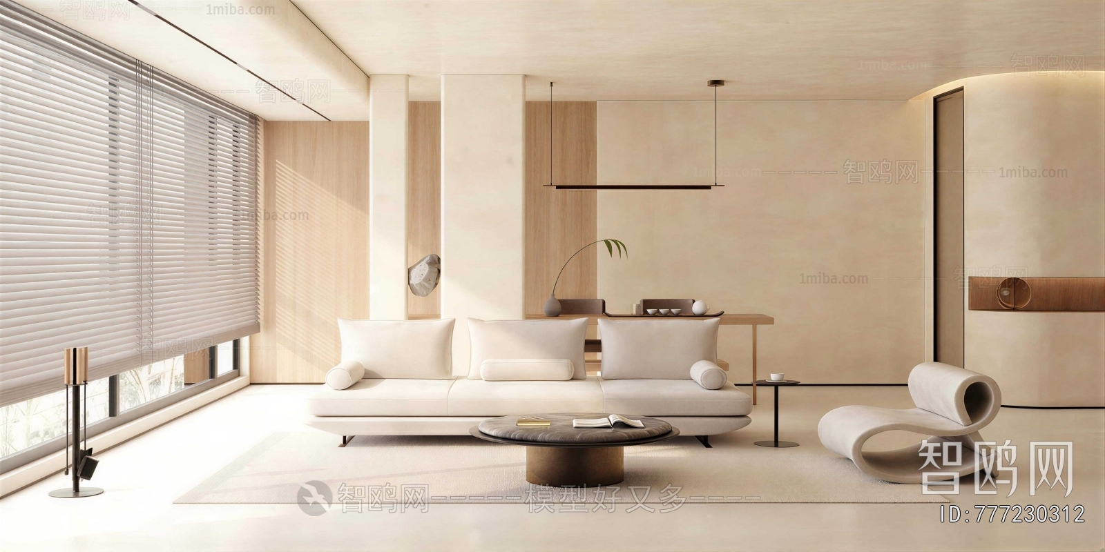 Wabi-sabi Style A Living Room