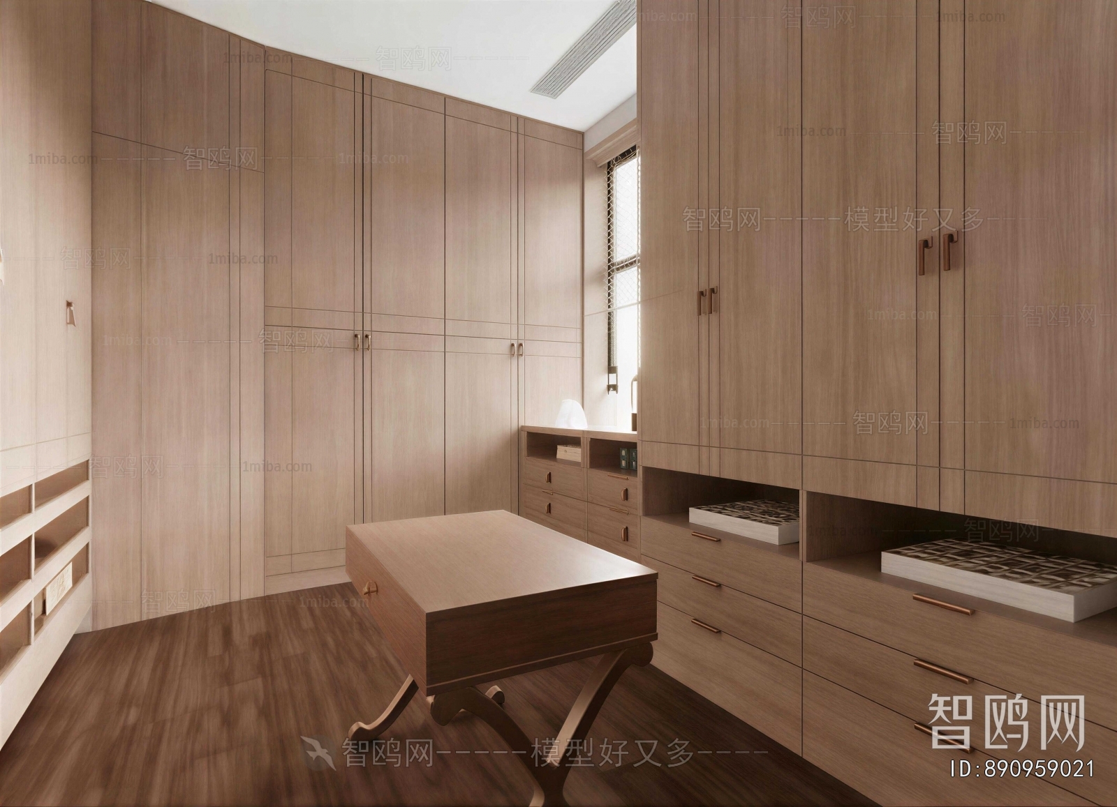 Modern Clothes Storage Area