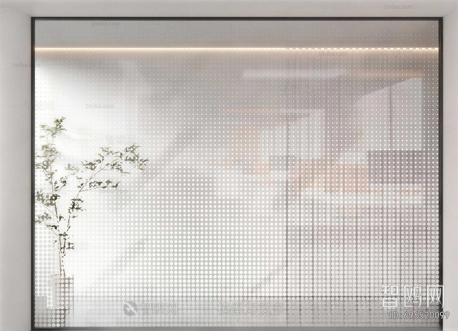 Modern Glass Screen Partition