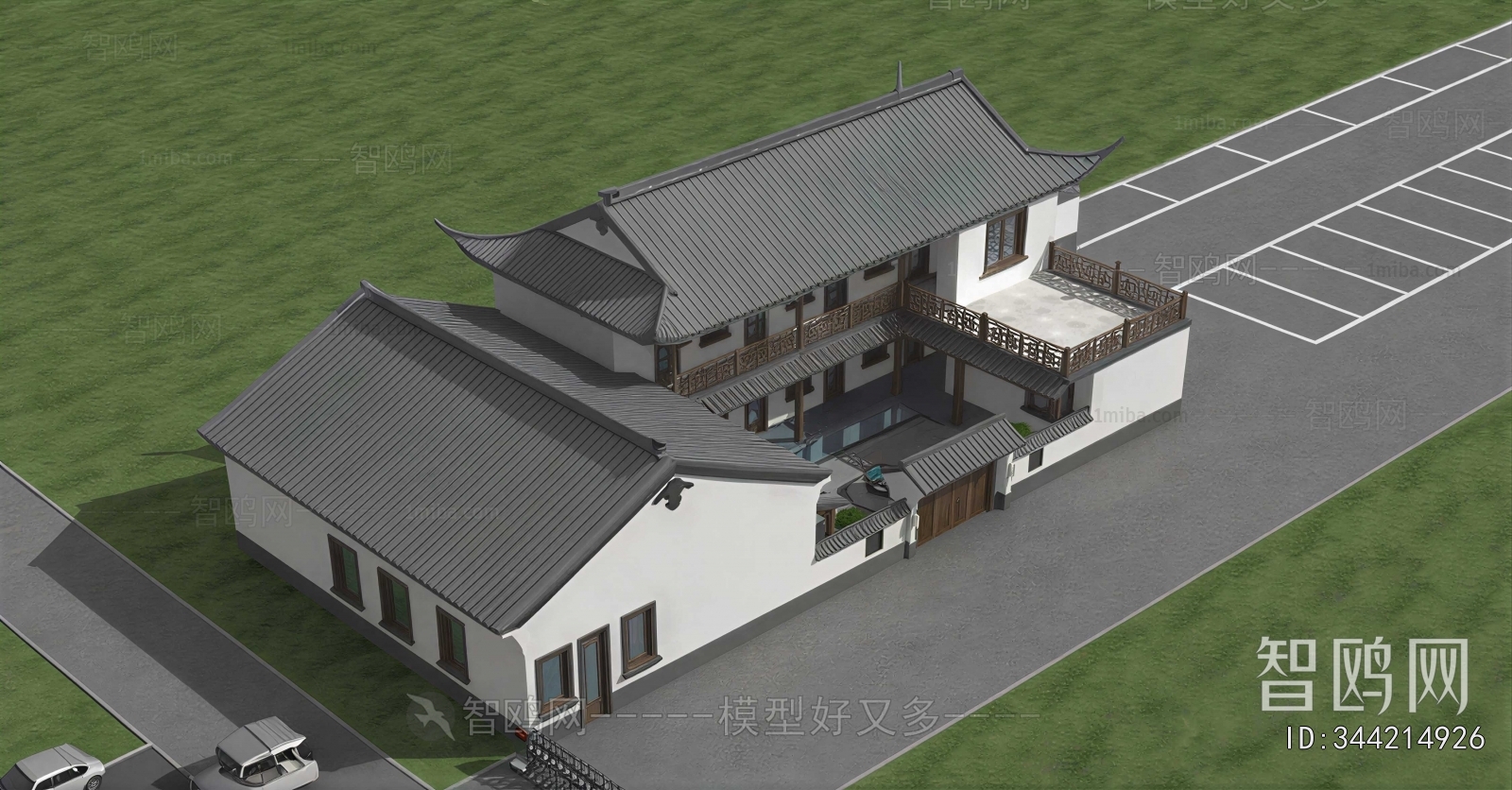 Chinese Style Residential Building