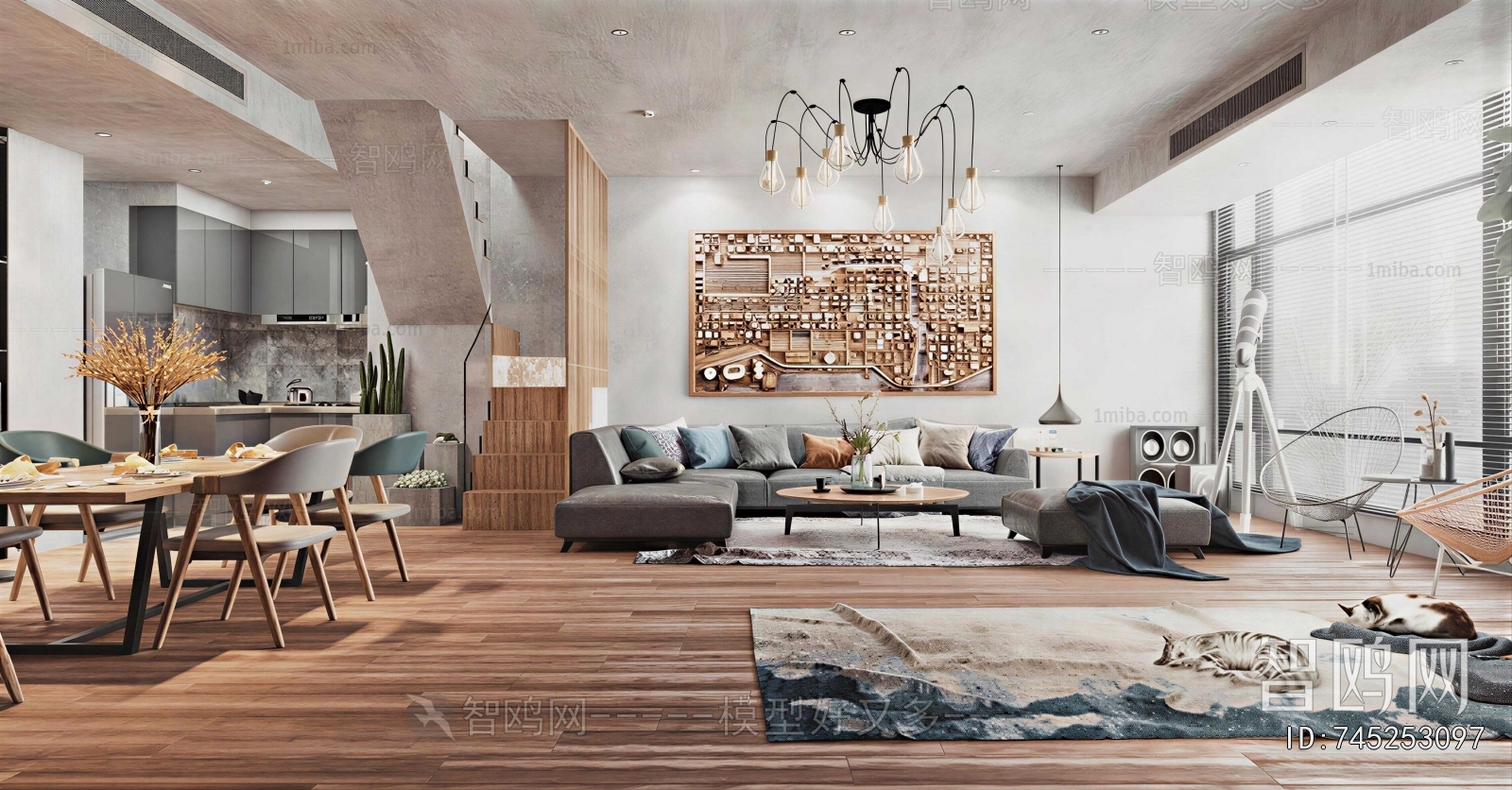 Industrial Style A Living Room