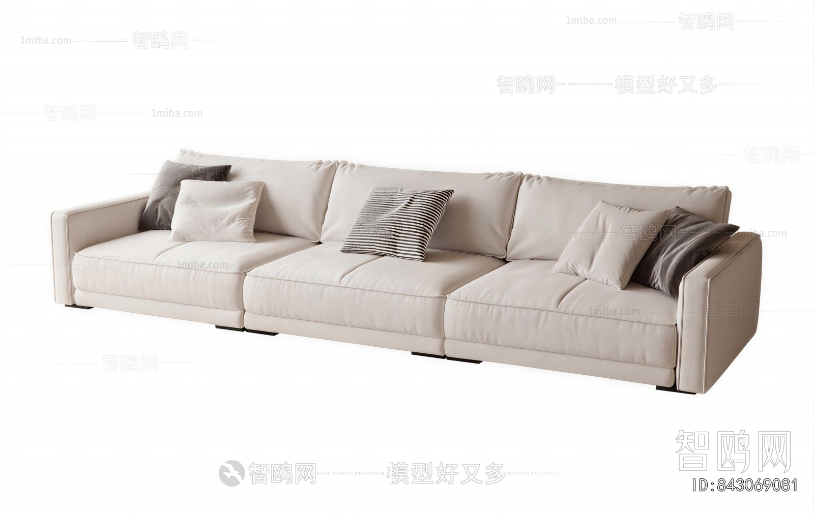Modern Three-seat Sofa
