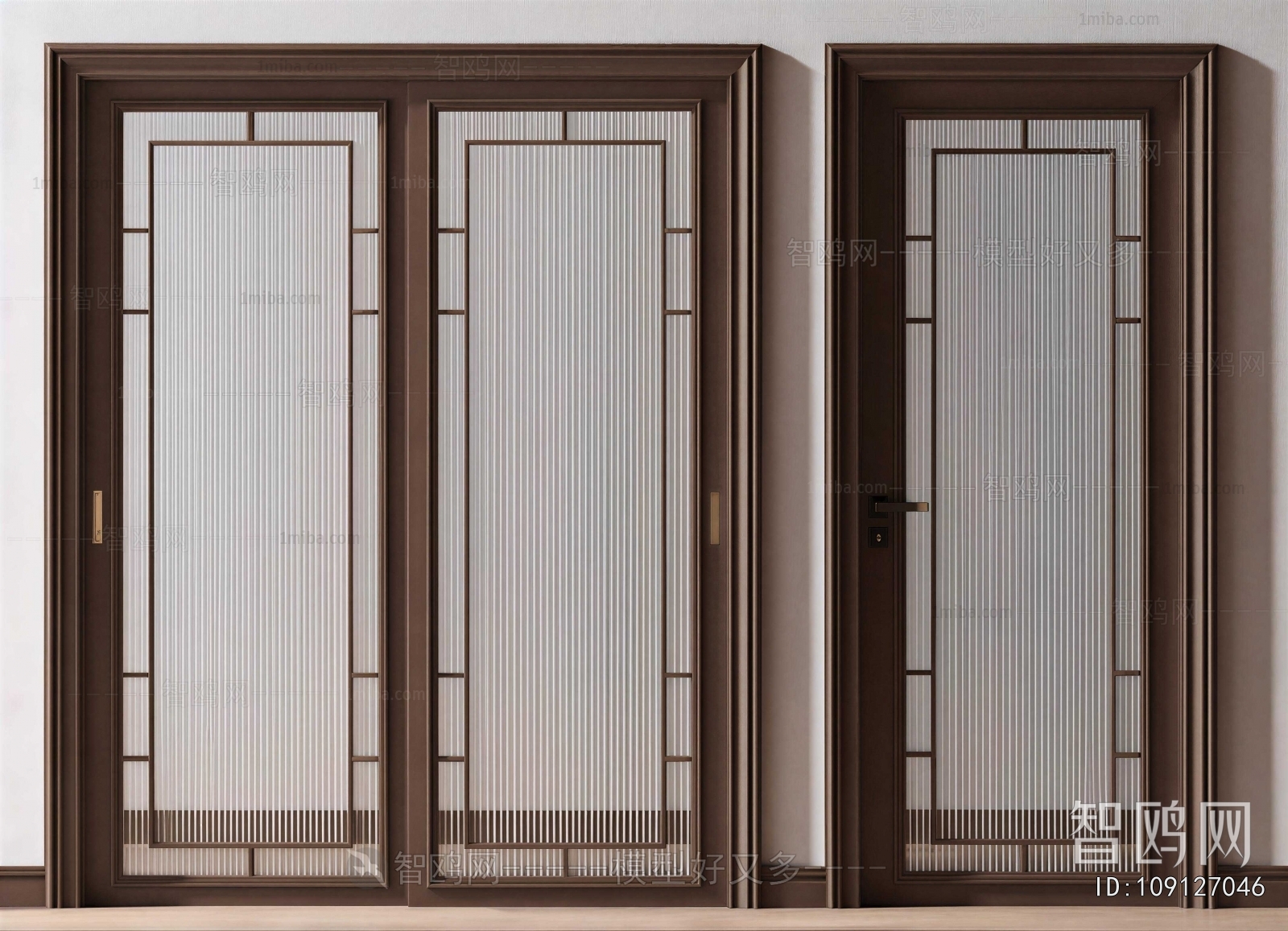 New Chinese Style Sliding Door