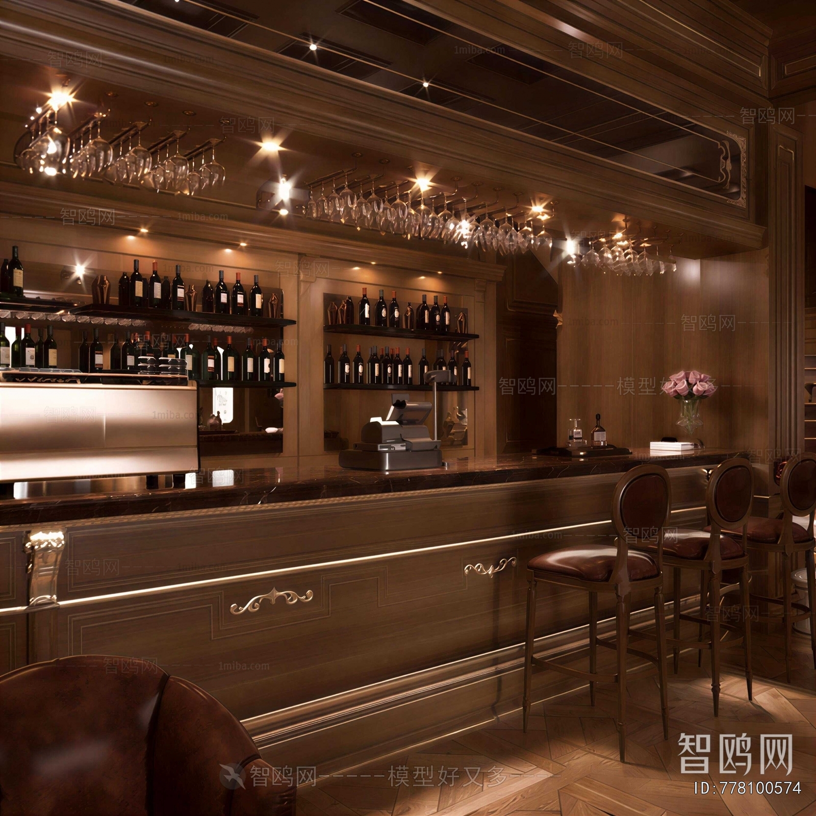 New Classical Style Counter Bar