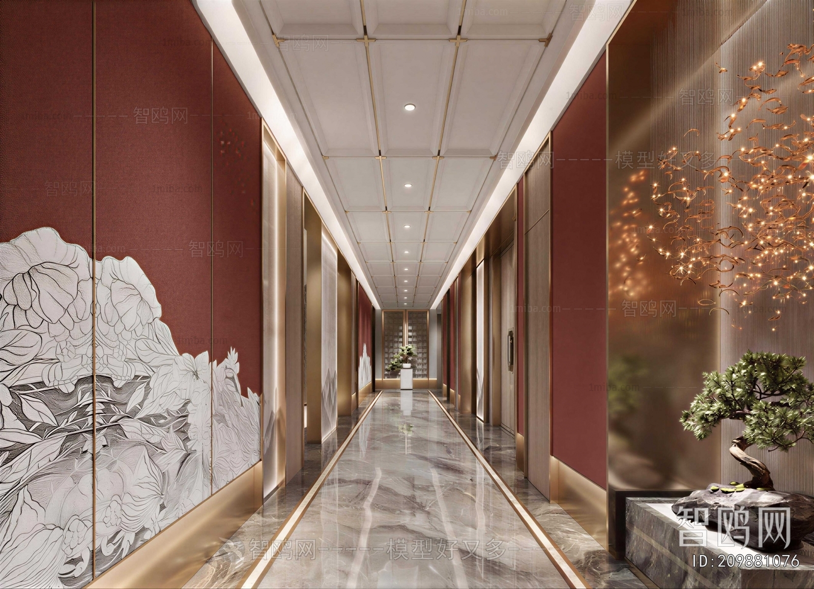 New Chinese Style Corridor