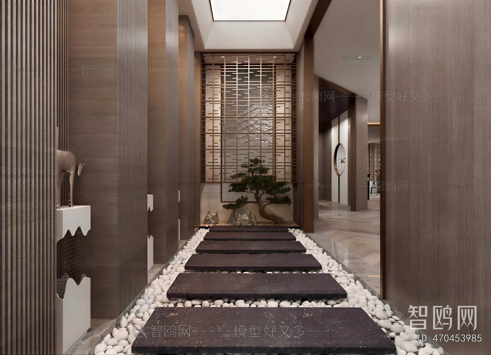 New Chinese Style Hallway