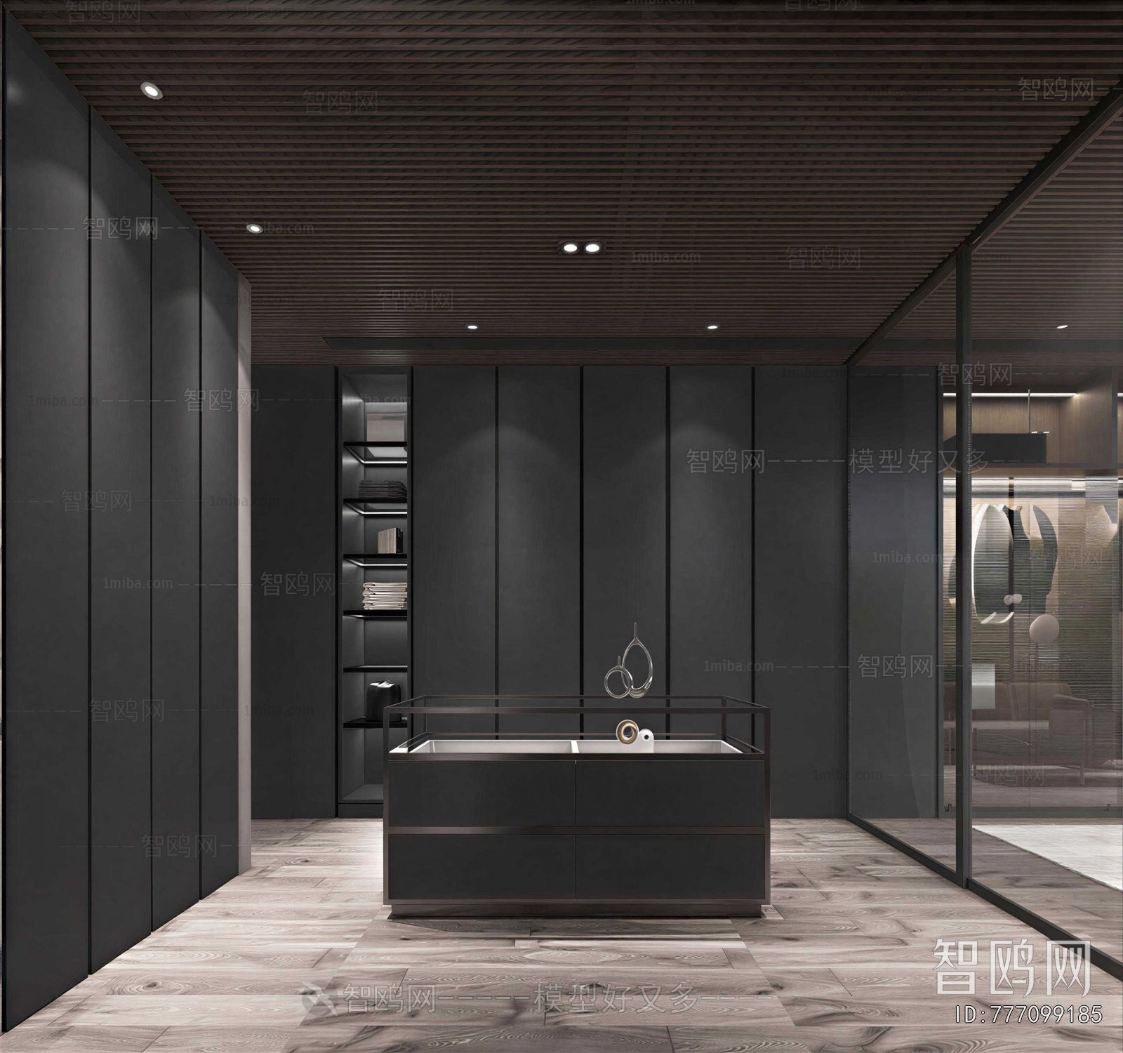 Modern Clothes Storage Area