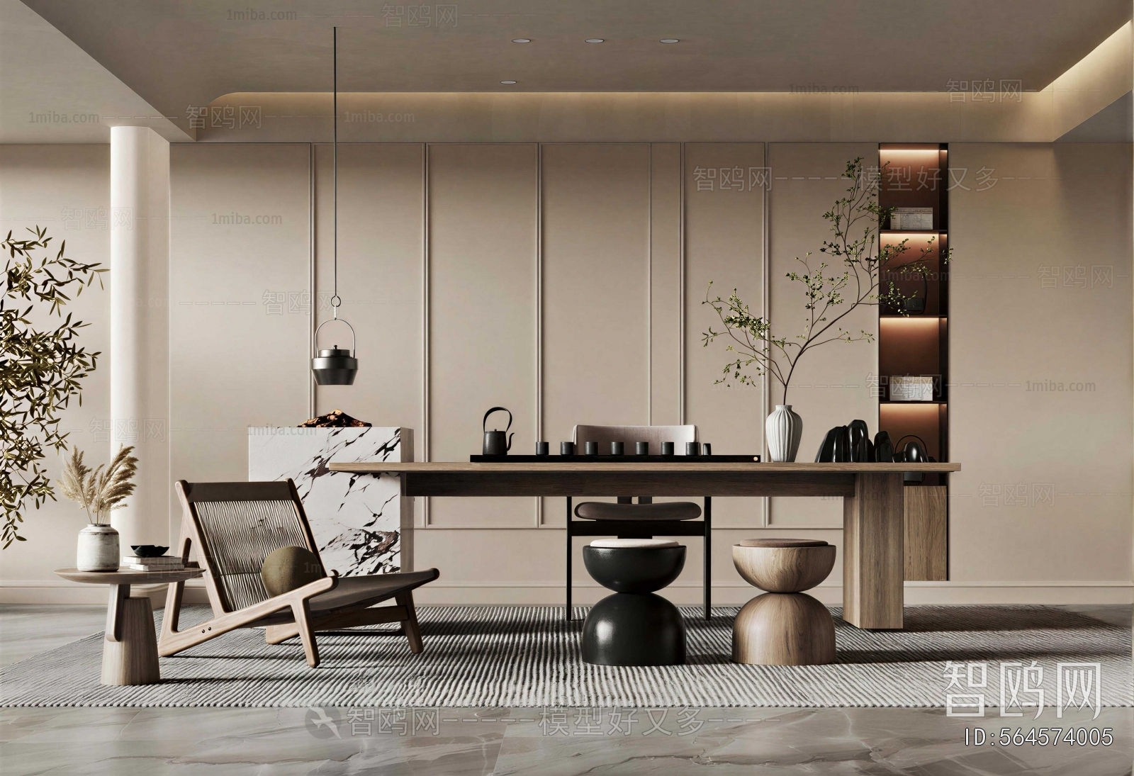 Wabi-sabi Style Tea House