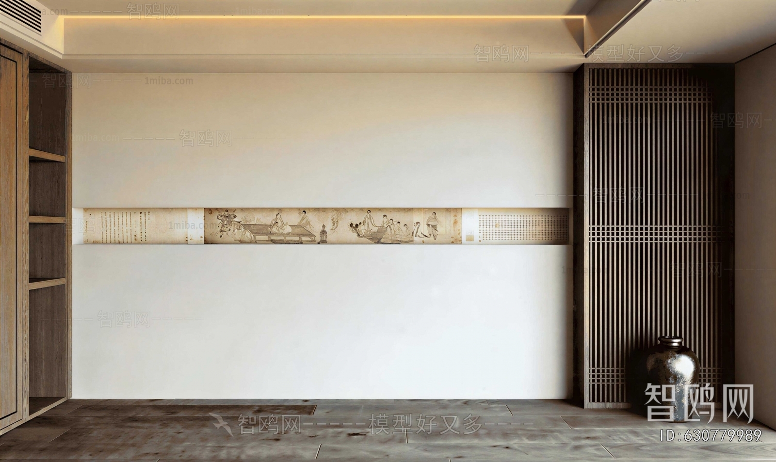 New Chinese Style TV Wall