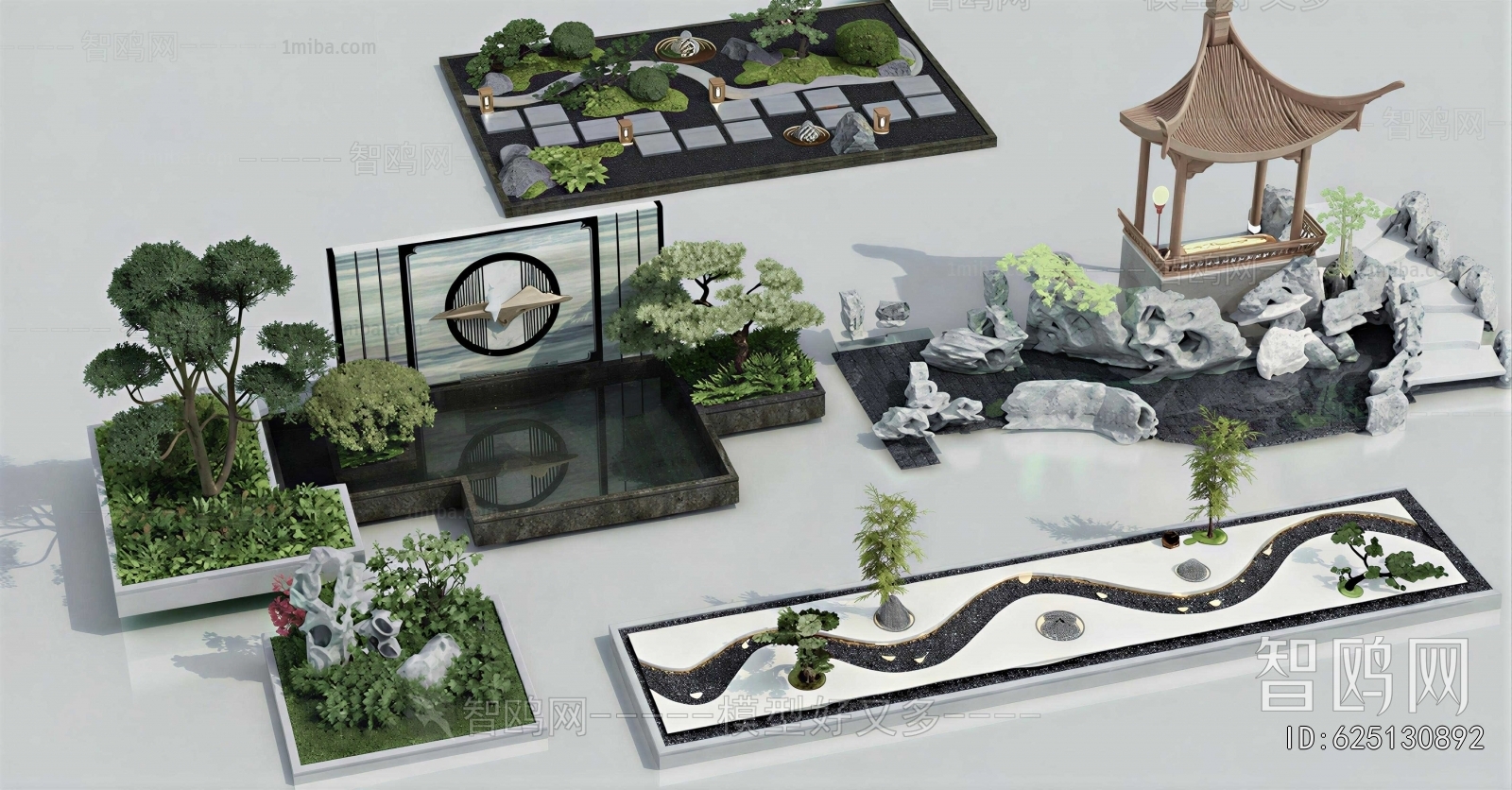 New Chinese Style Courtyard/landscape