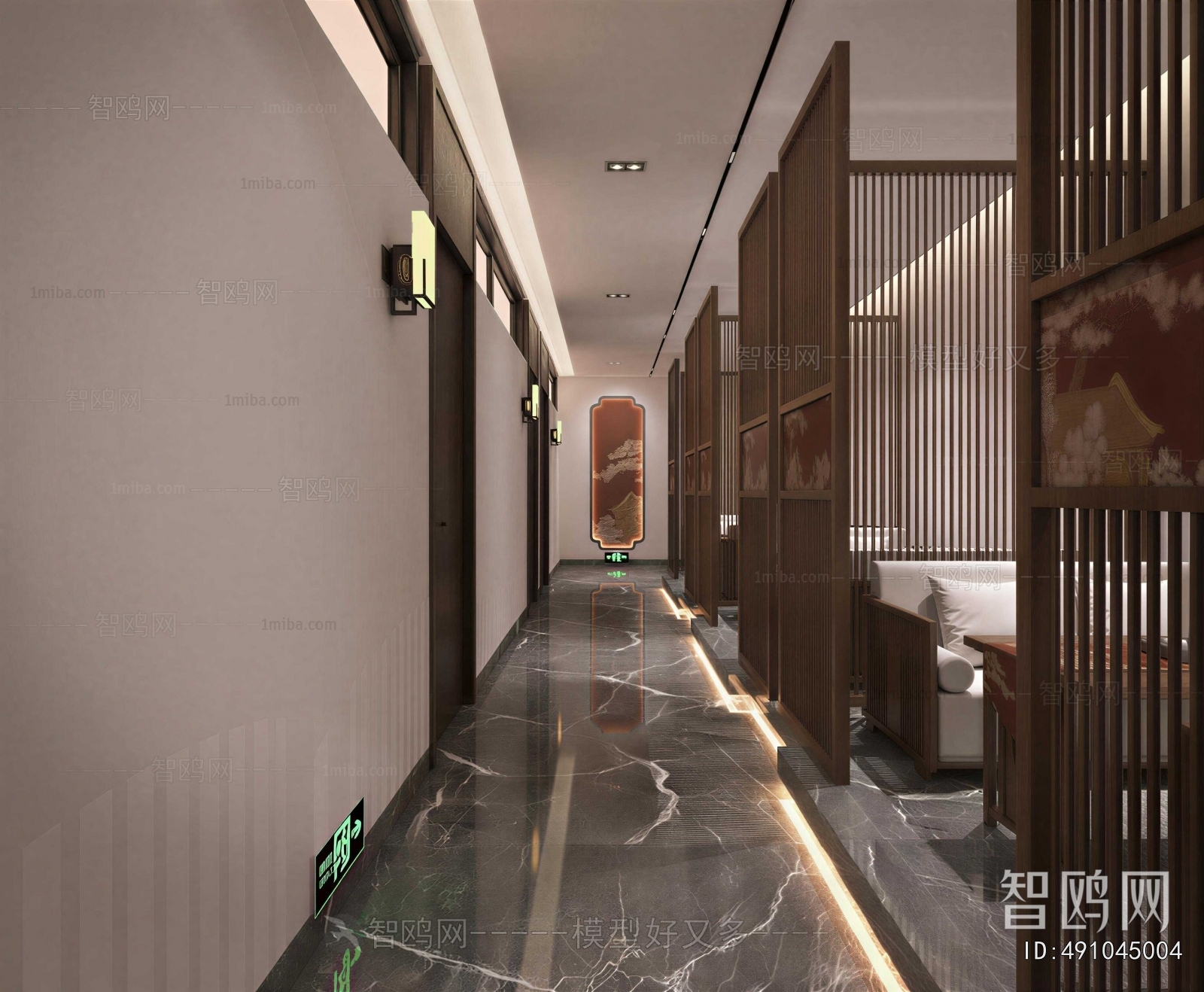 New Chinese Style Corridor