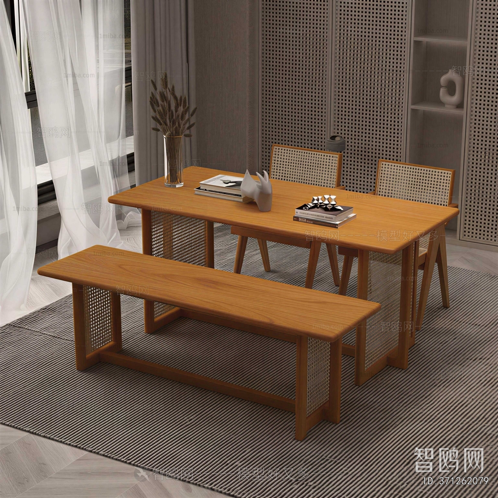 Japanese Style Computer Desk And Chair