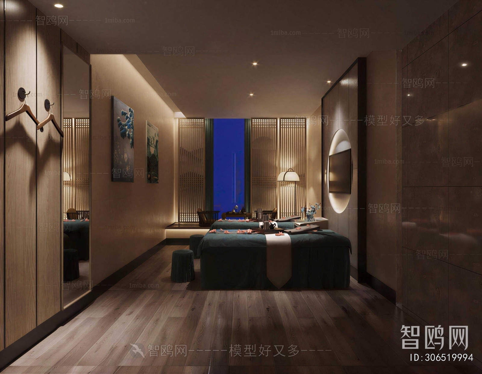 New Chinese Style Beauty Salon