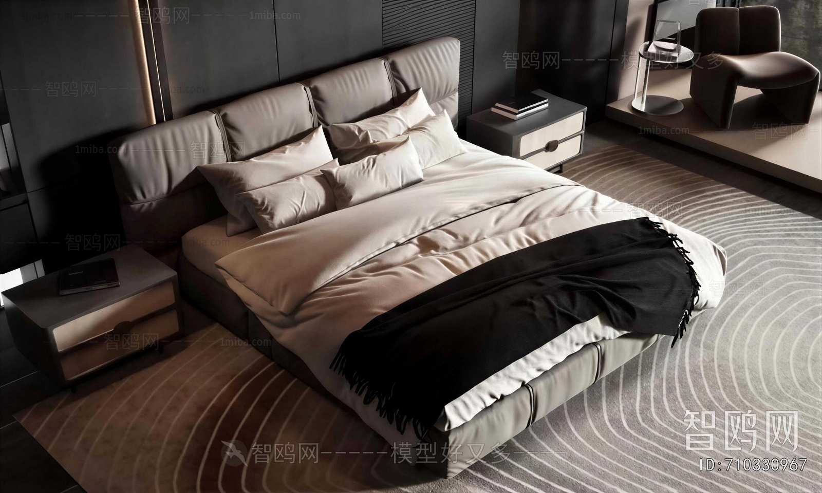 Modern Double Bed