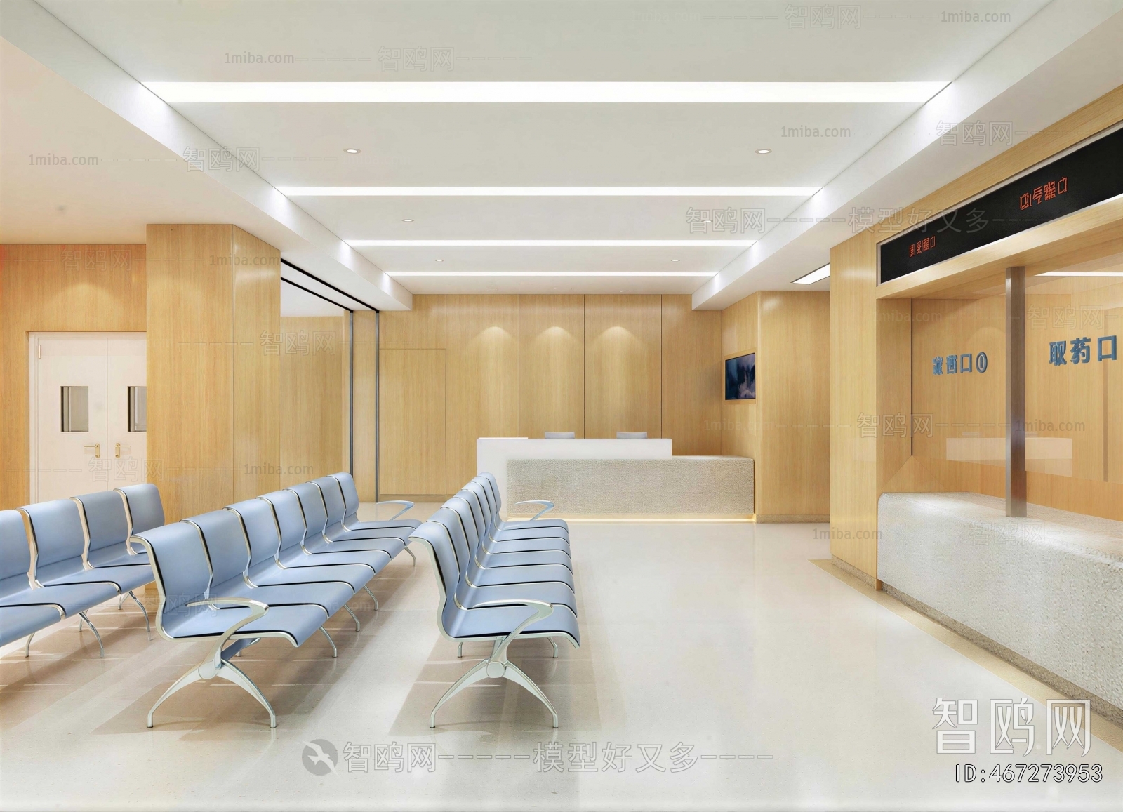 Modern Hospital Hall
