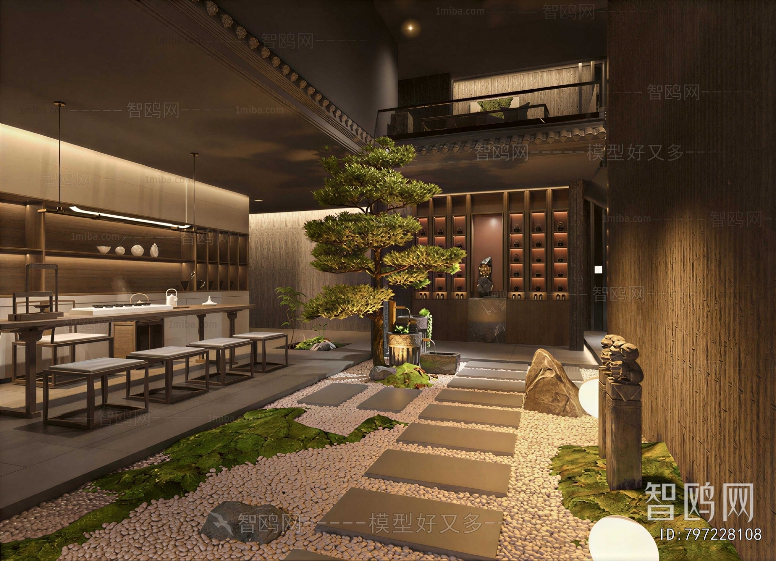 New Chinese Style Plant Landscaping