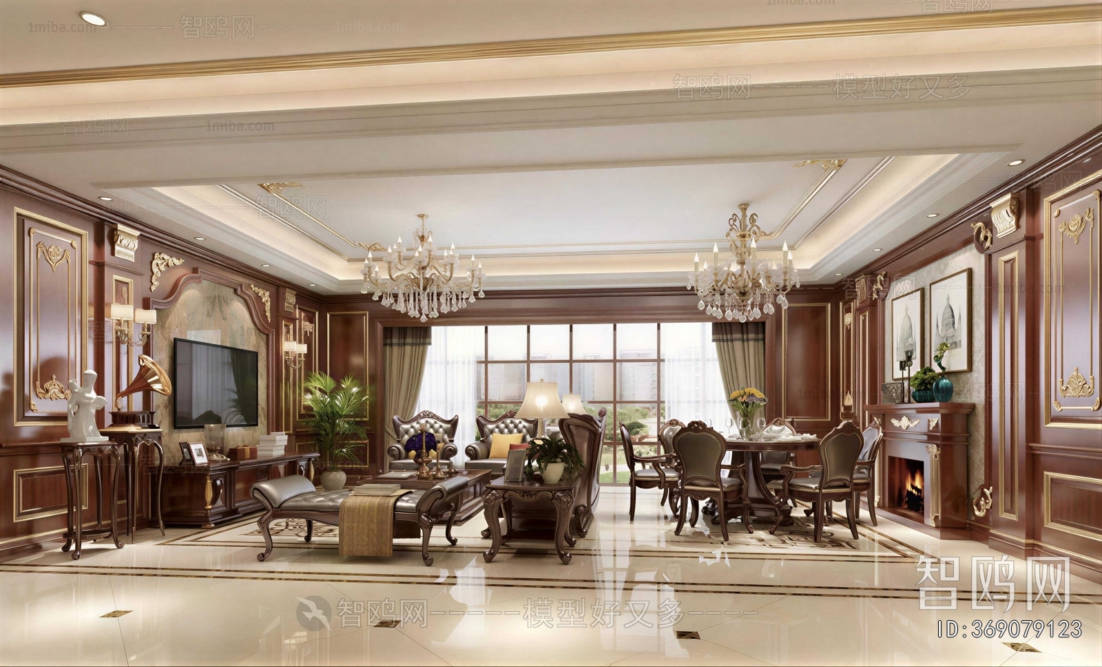 European Style A Living Room