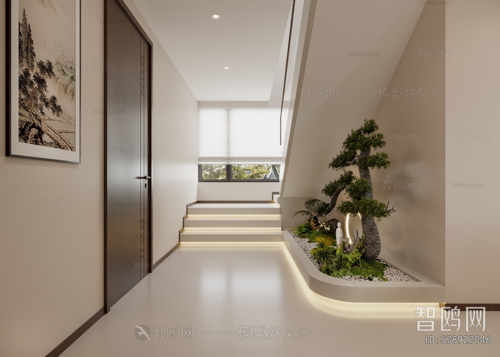 New Chinese Style Stairwell