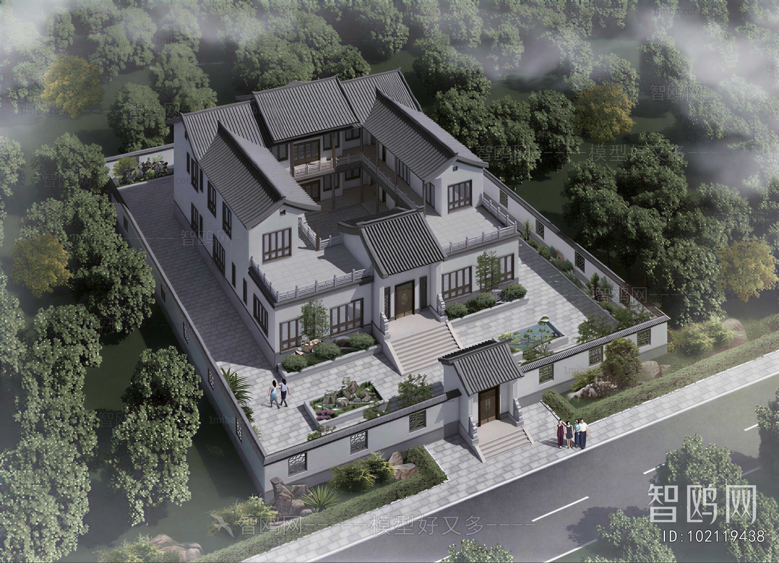 New Chinese Style Detached Villa