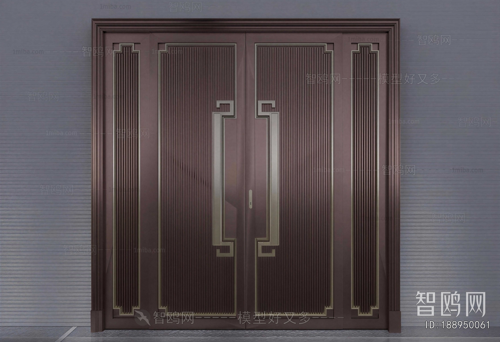 New Chinese Style Double Door