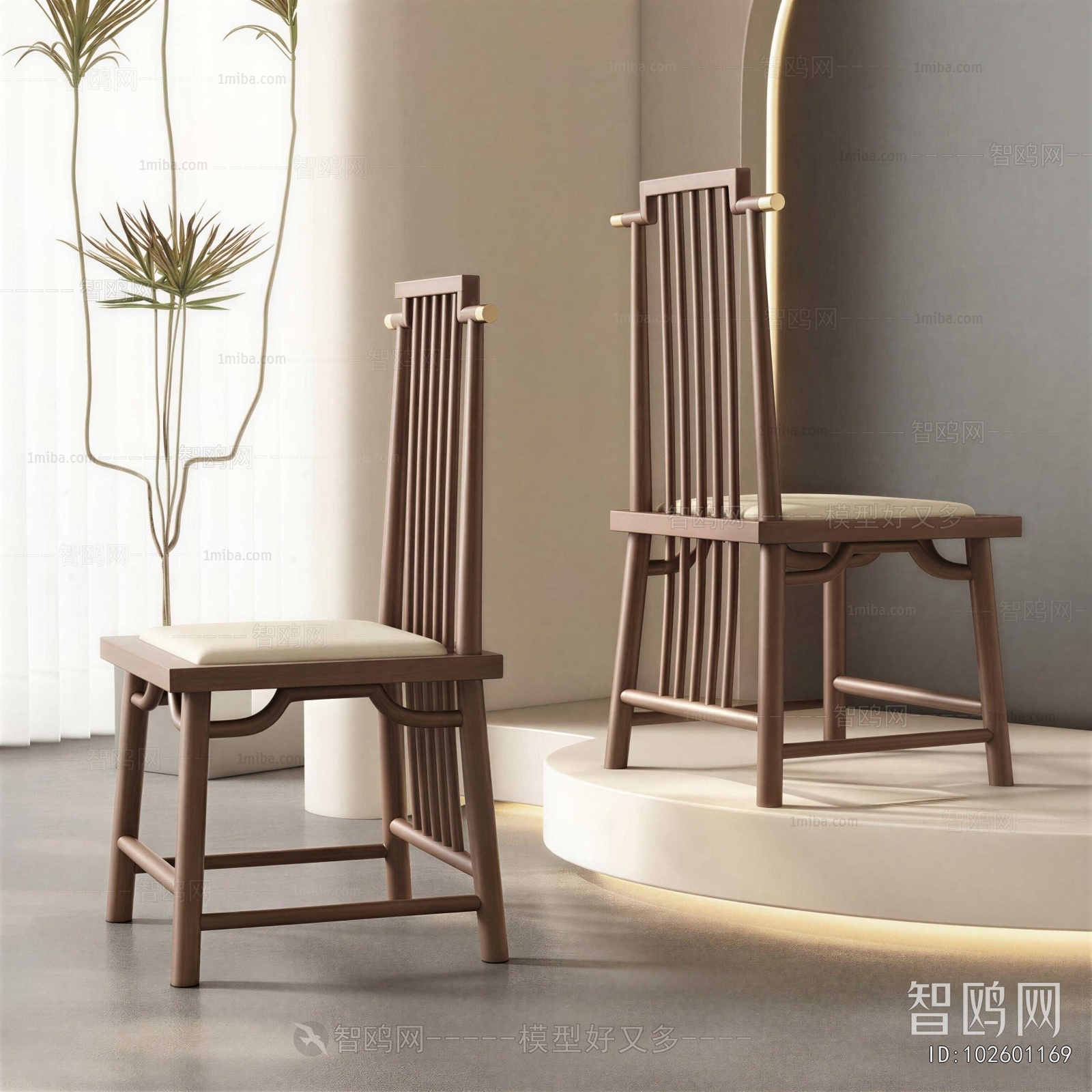 New Chinese Style Dining Chair