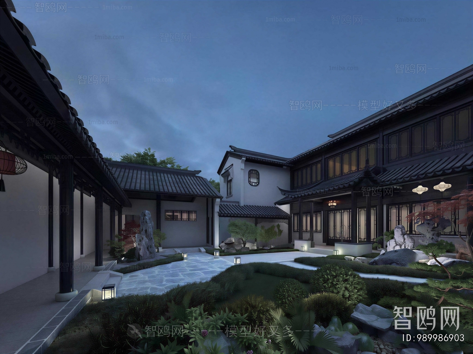 Chinese Style Courtyard/landscape