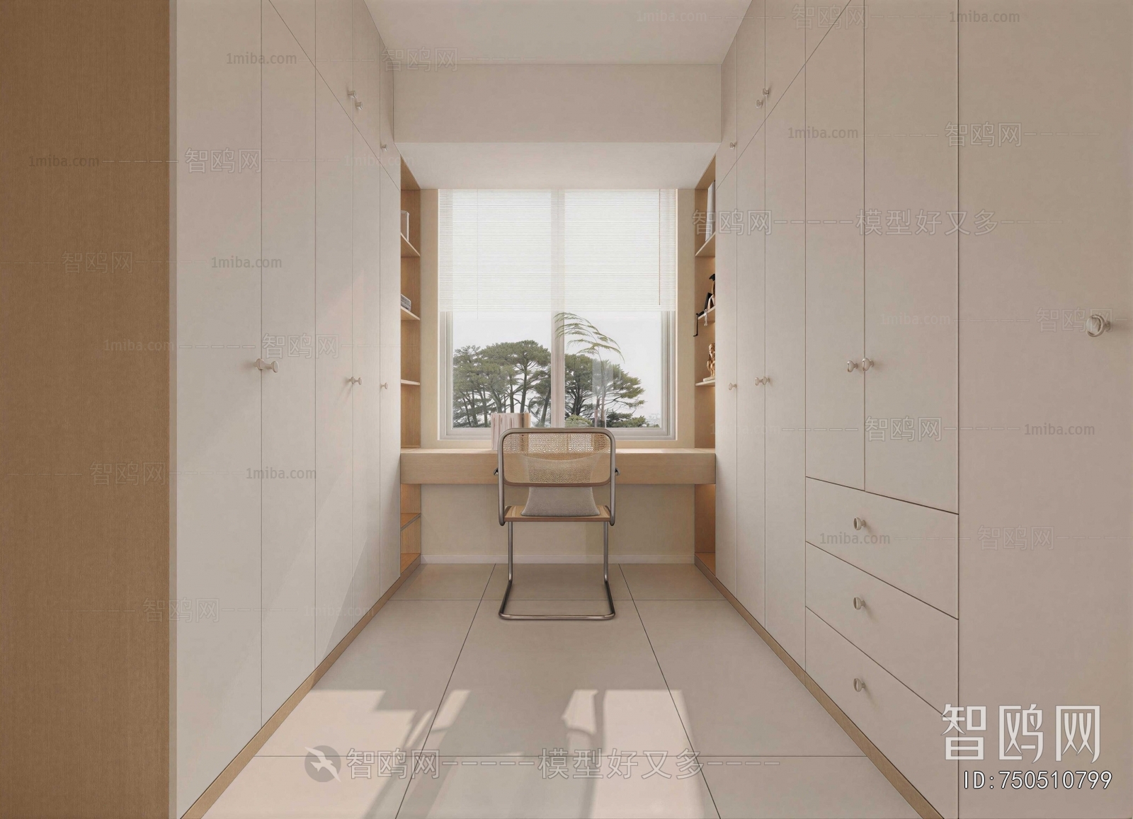 Japanese Style Clothes Storage Area