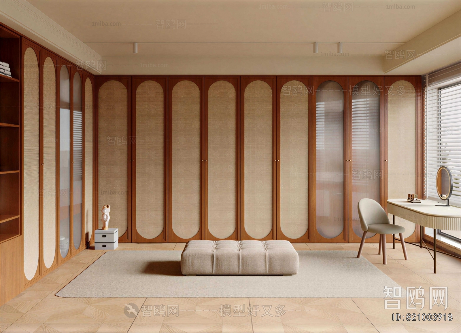 Modern Clothes Storage Area