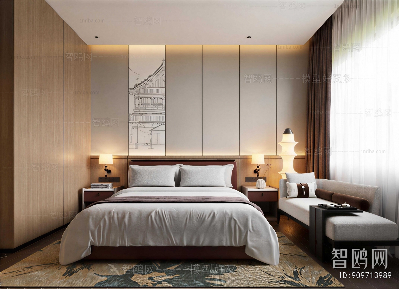 New Chinese Style Guest Room
