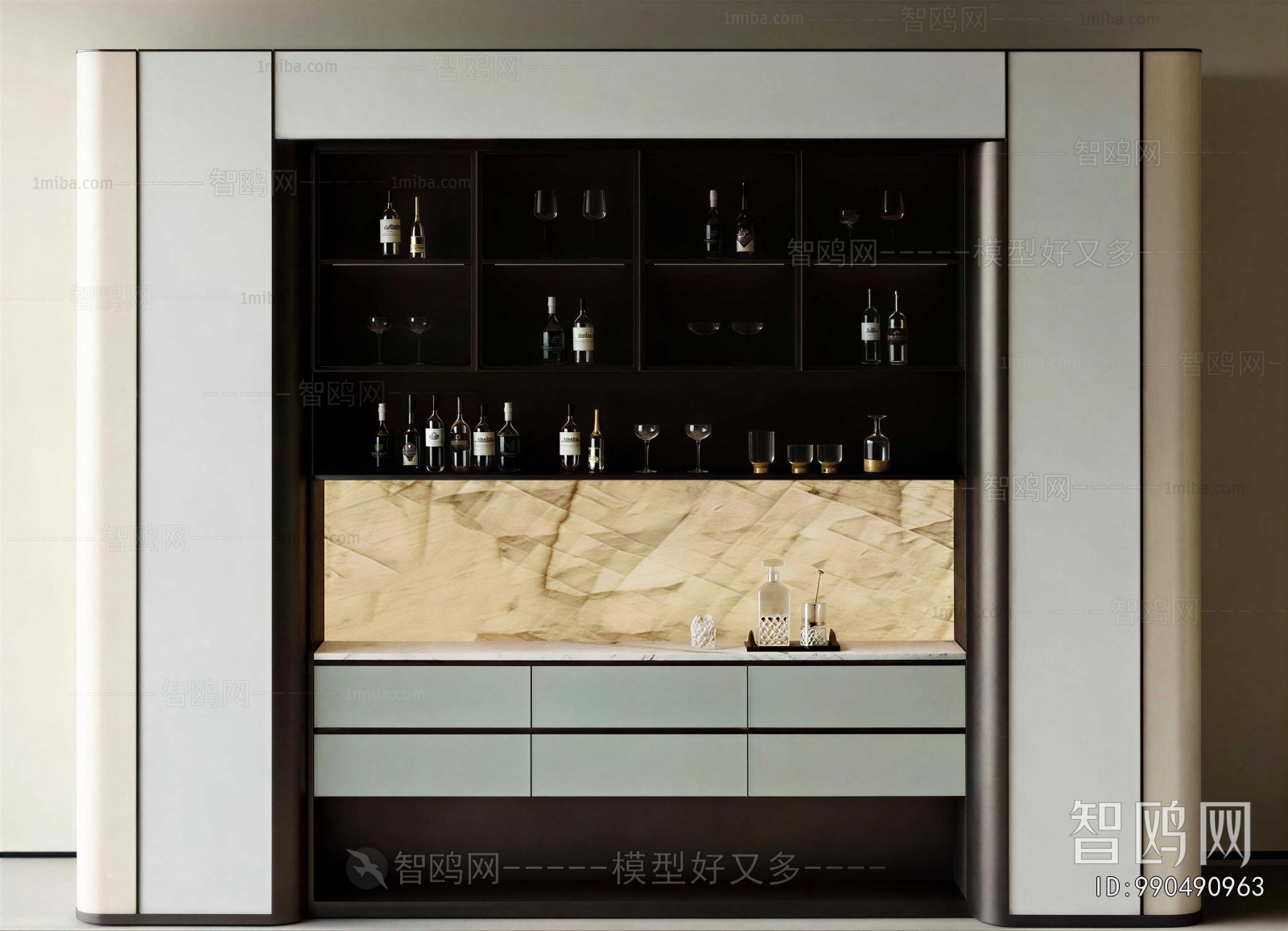 Modern Wine Cabinet