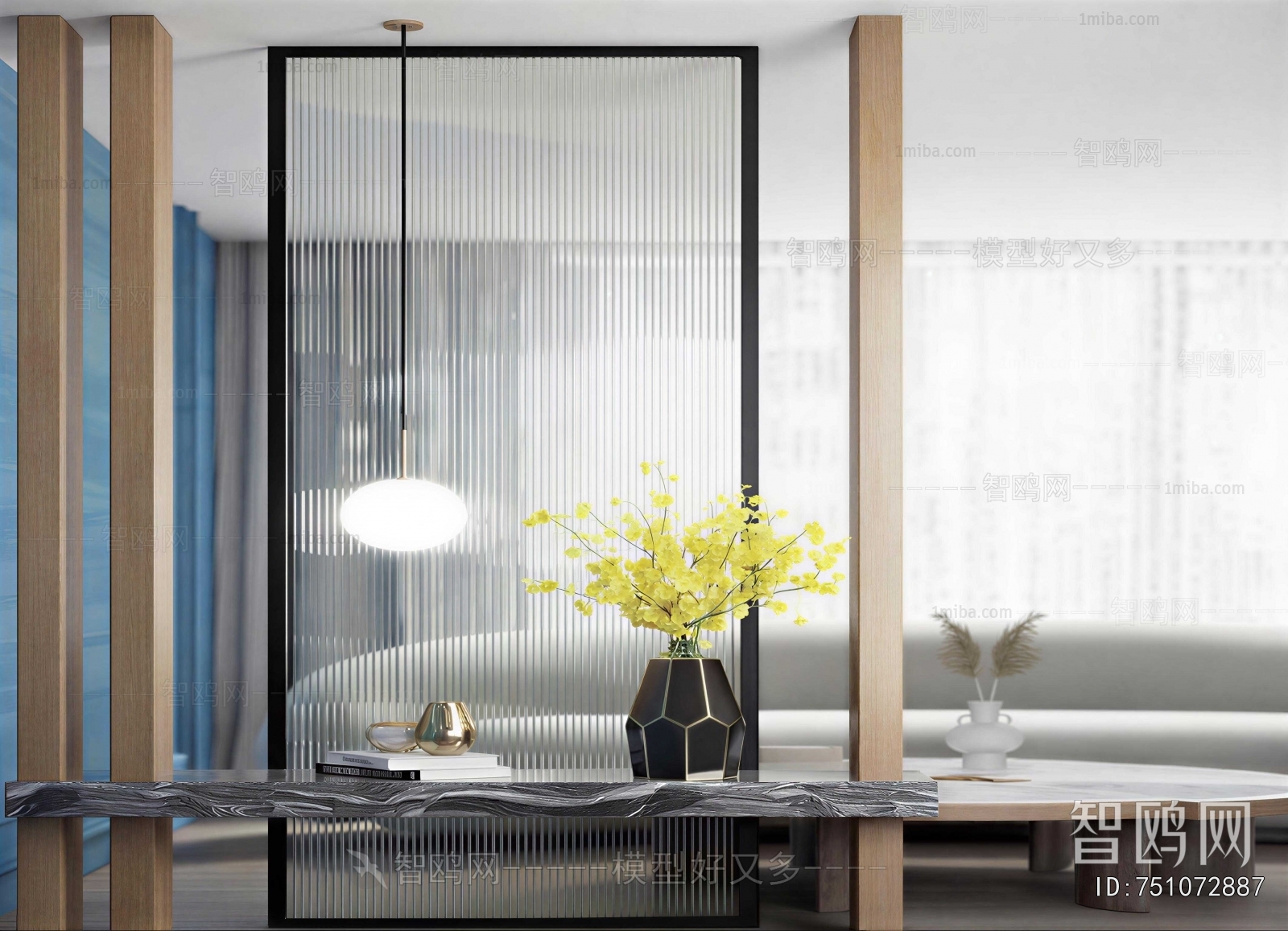 Modern Glass Screen Partition