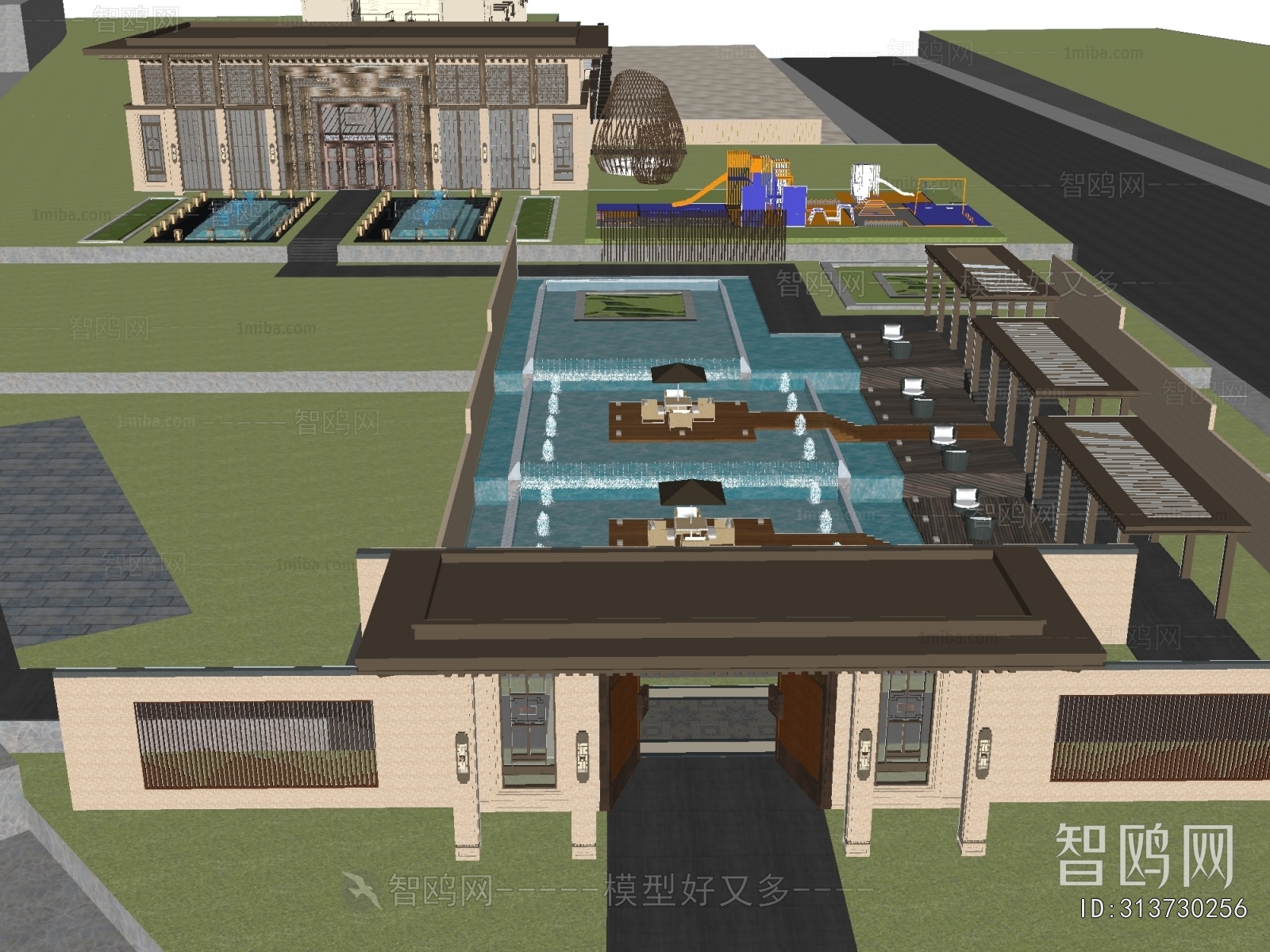 New Chinese Style Residential Building