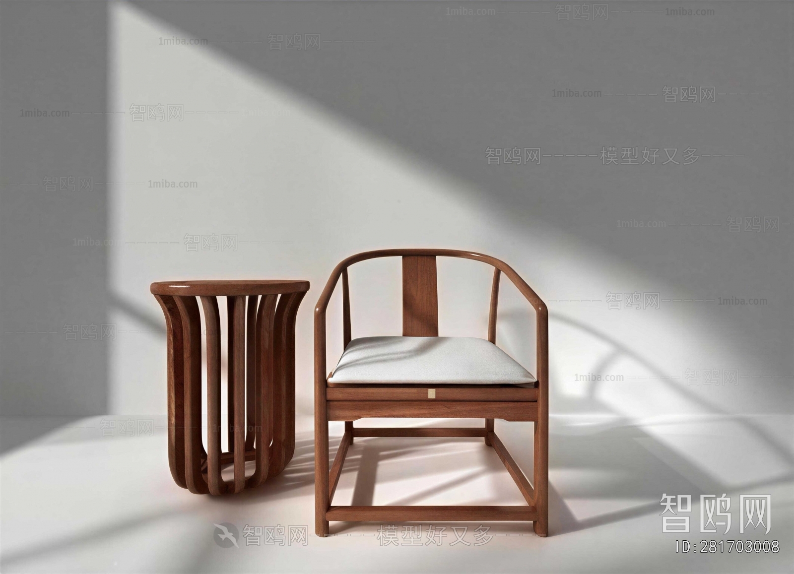 New Chinese Style Lounge Chair