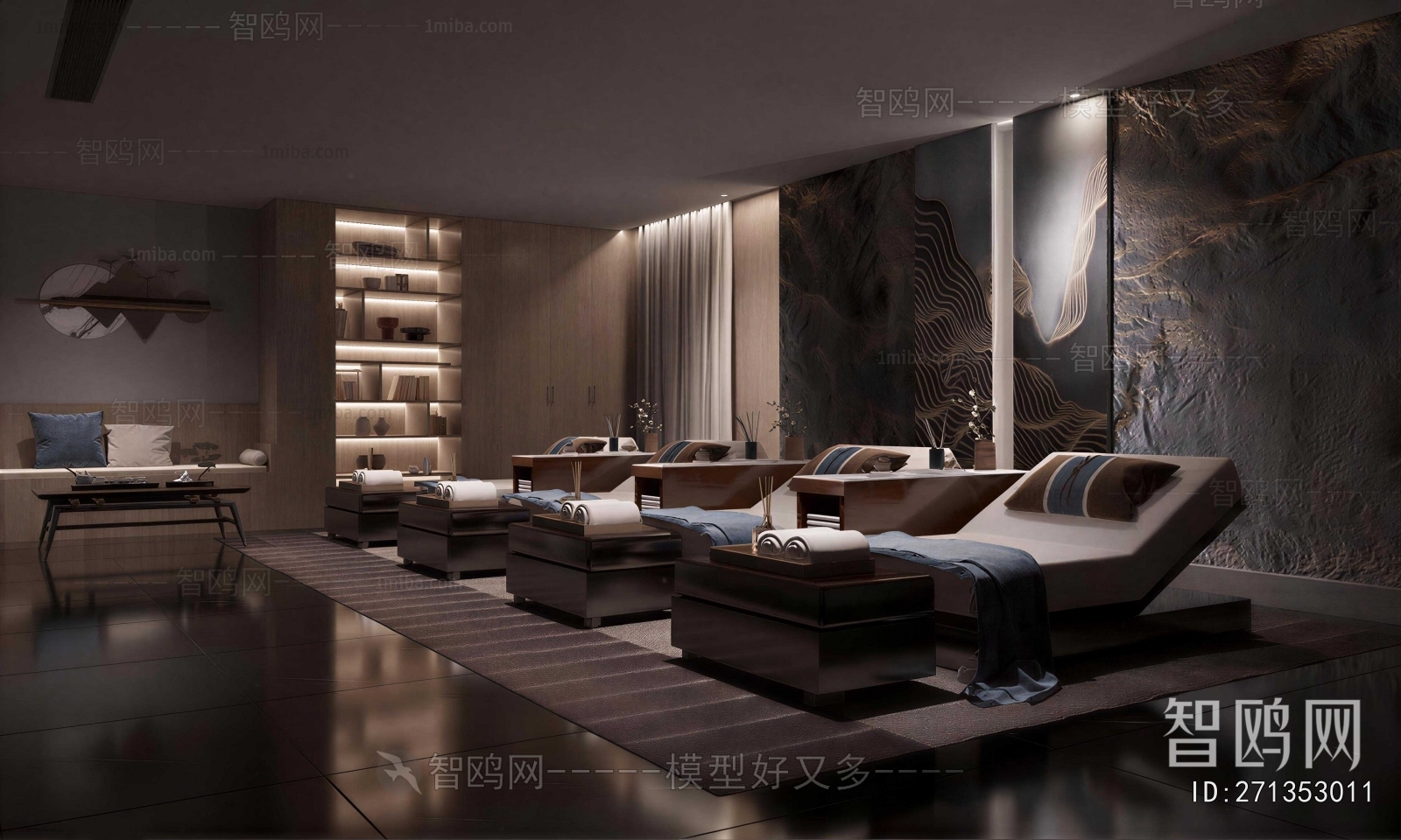 New Chinese Style Beauty/foot Bath Spa/ Bath Center