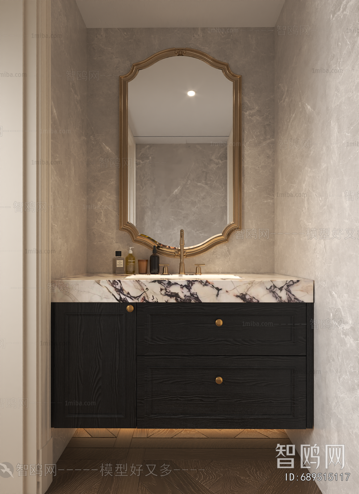 French Style Bathroom Cabinet