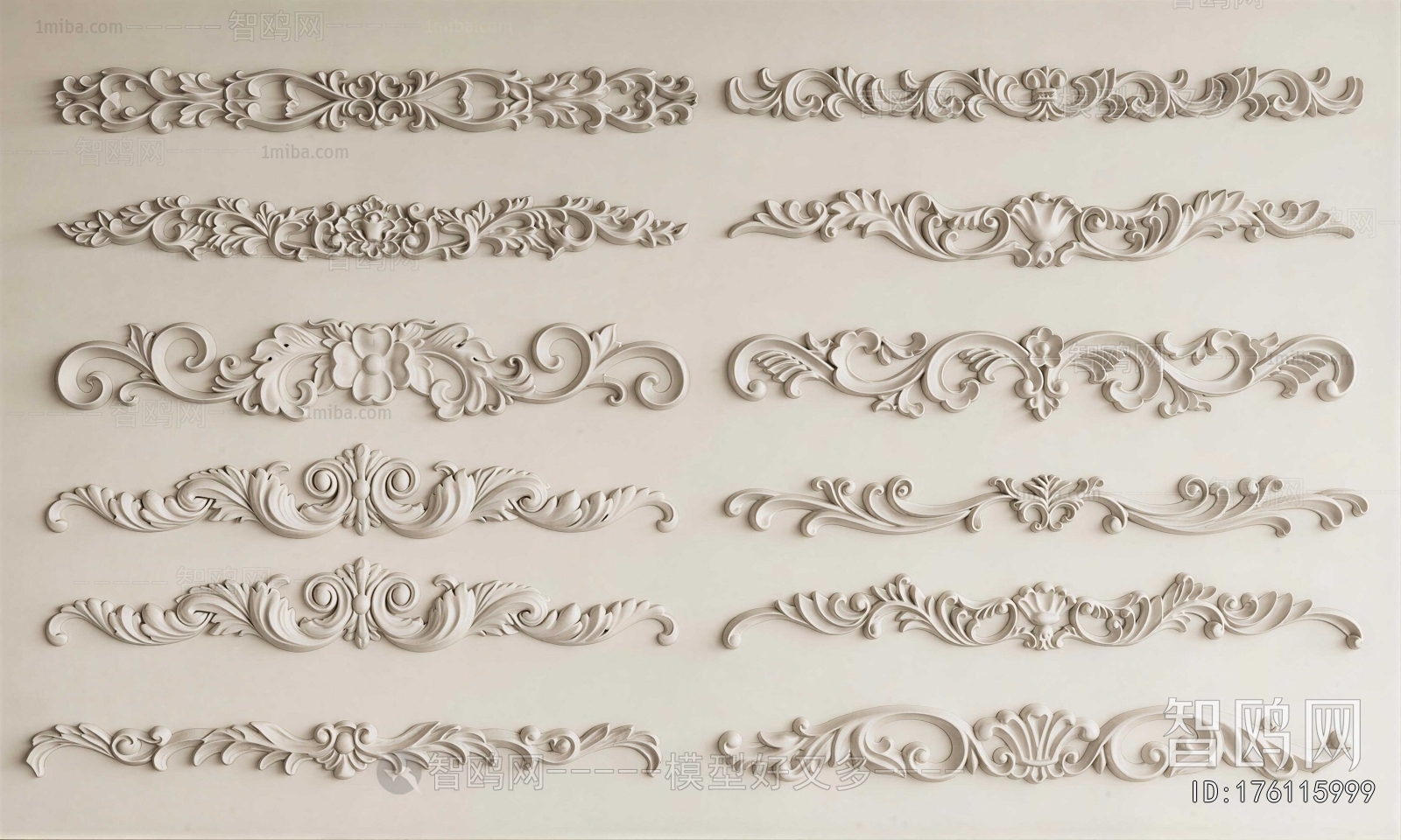 Simple European Style Carving