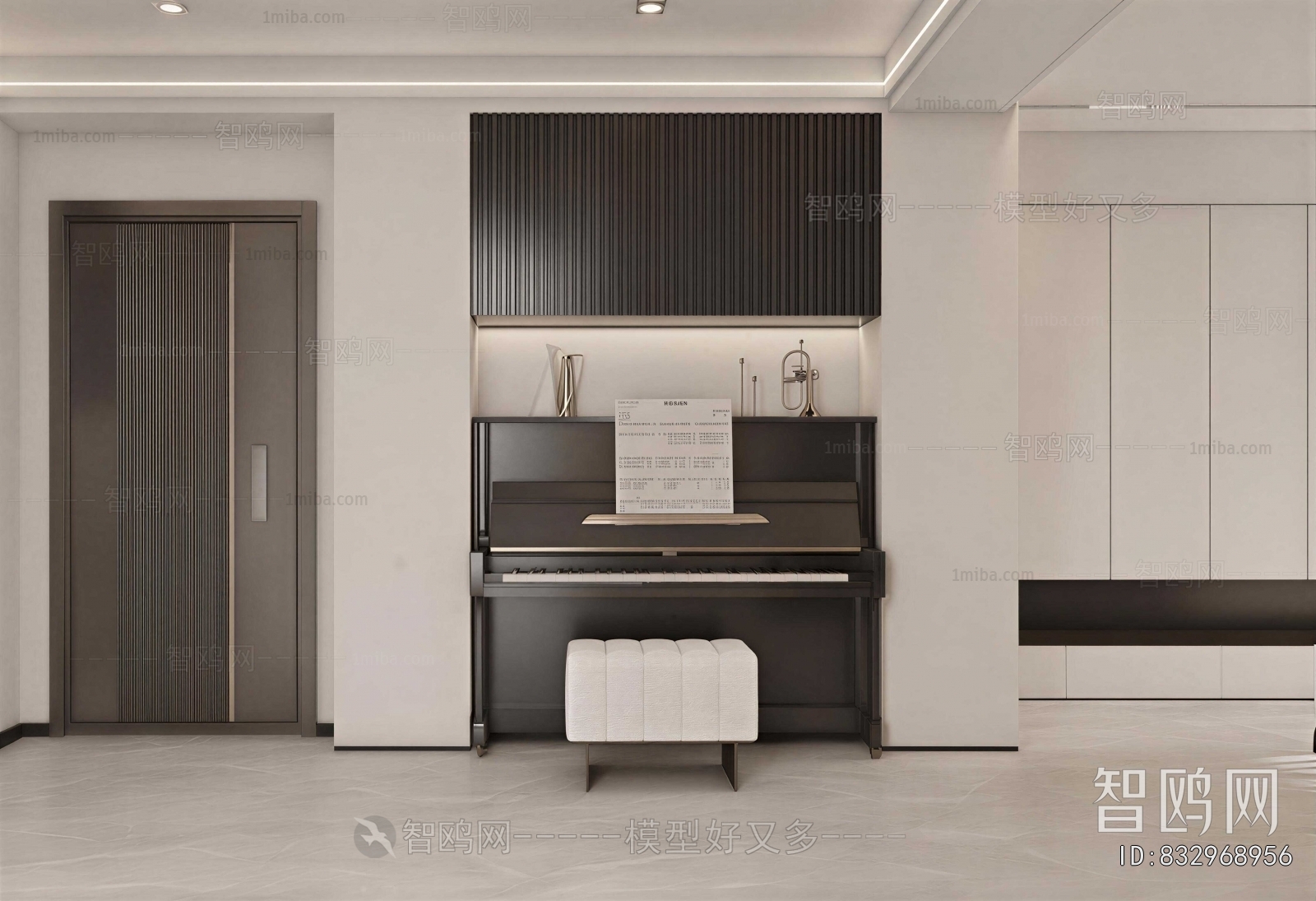Modern Piano Room
