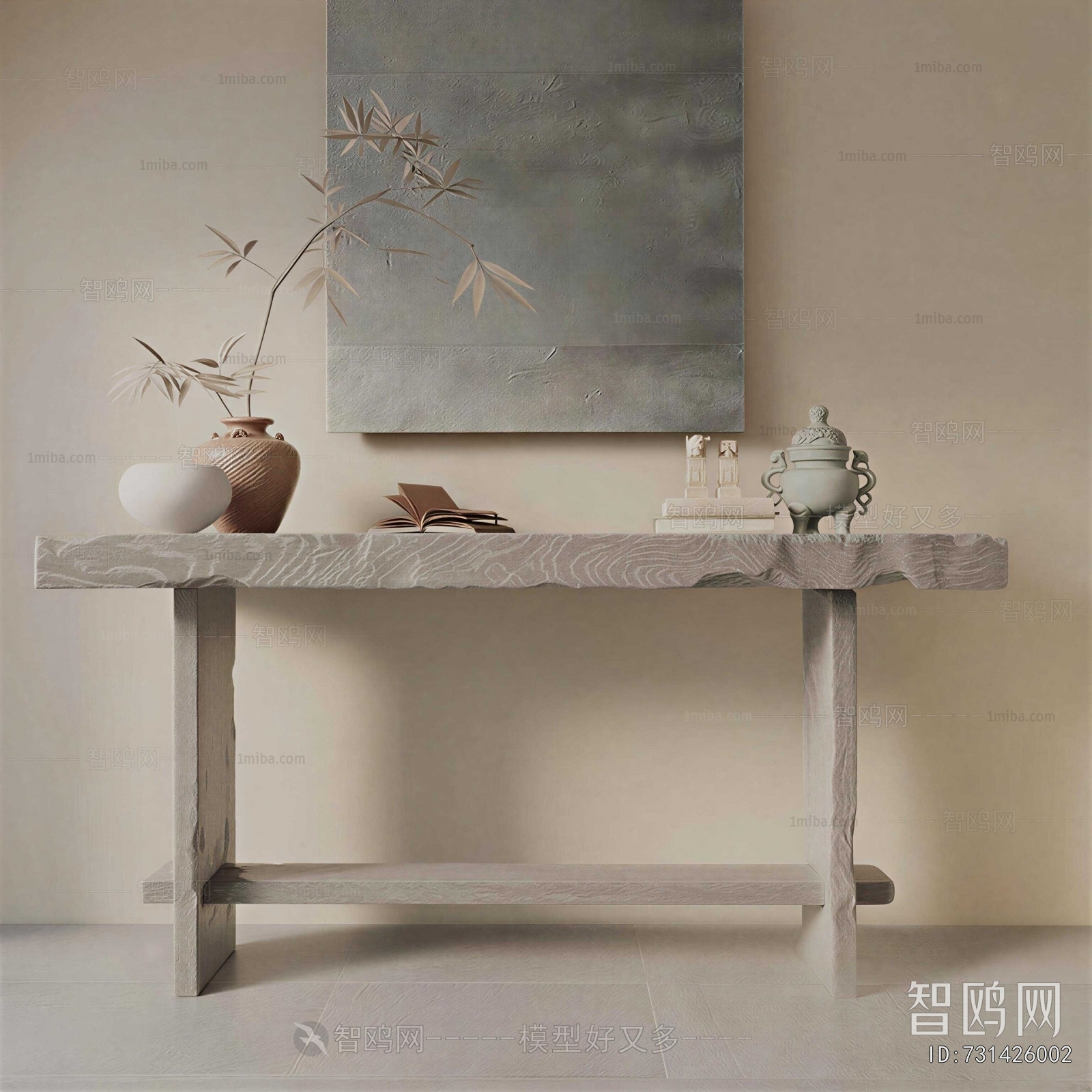 Wabi-sabi Style Console