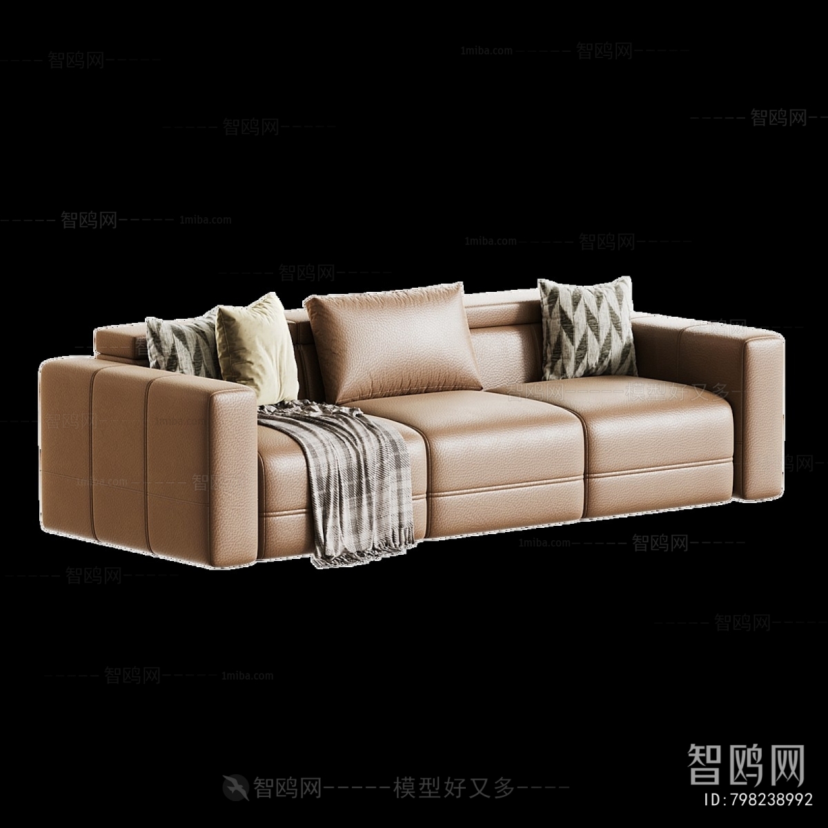 Modern Three-seat Sofa
