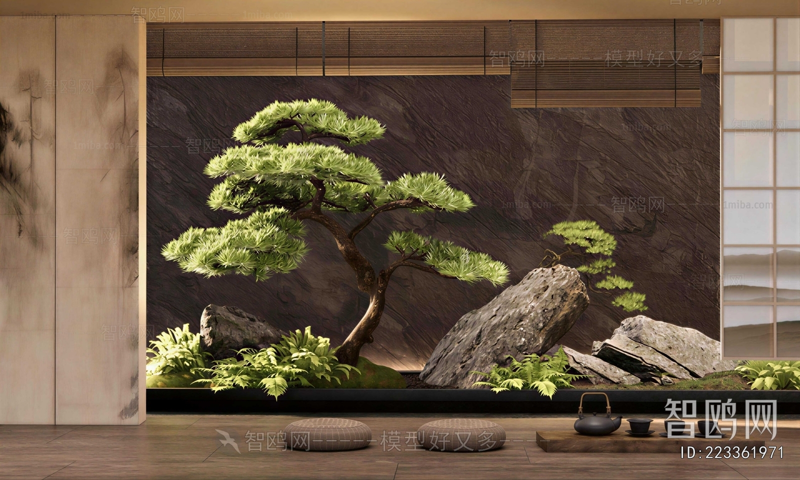 New Chinese Style Plant Landscaping
