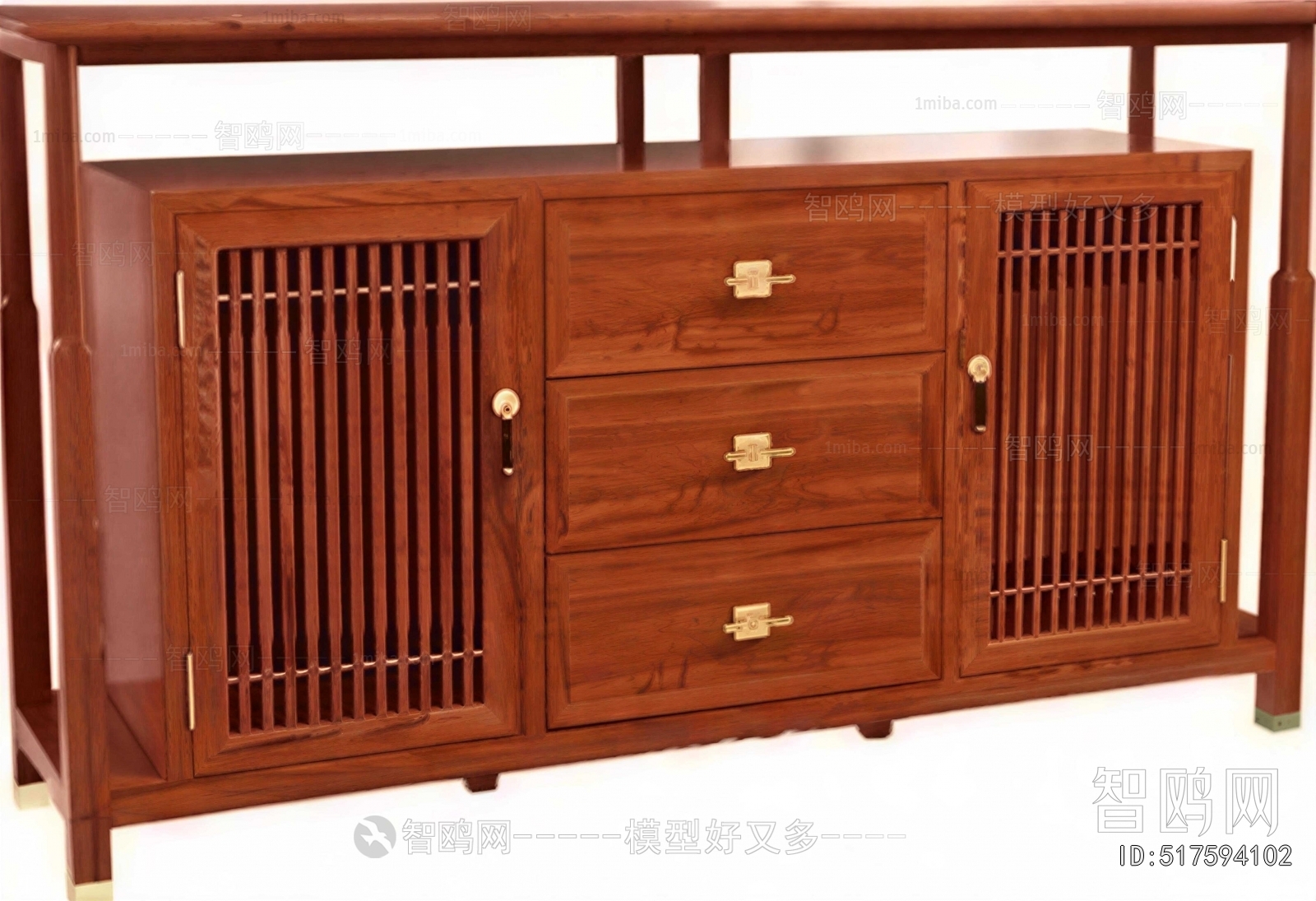 New Chinese Style Side Cabinet