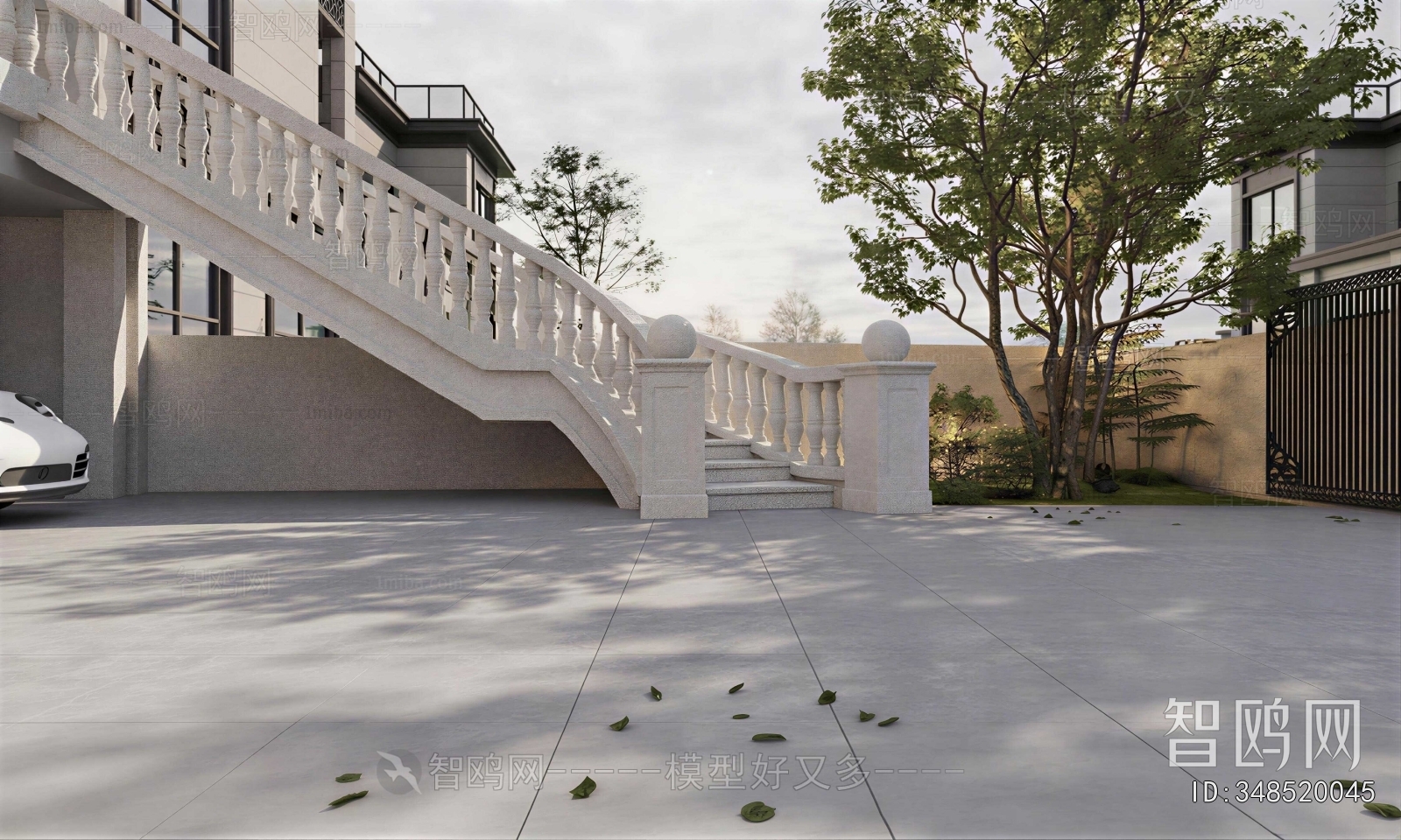 Modern Courtyard/landscape
