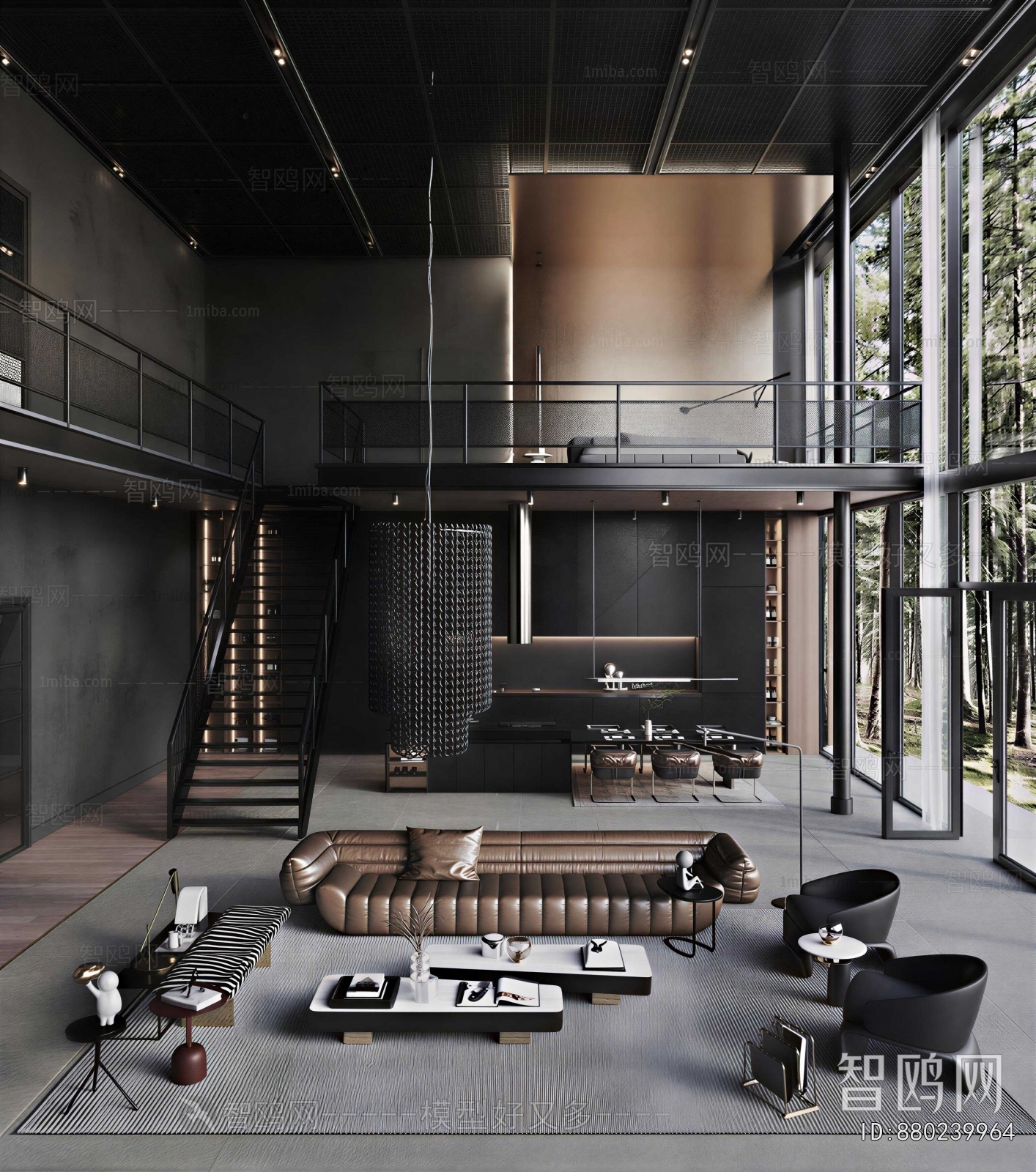 Industrial Style A Living Room