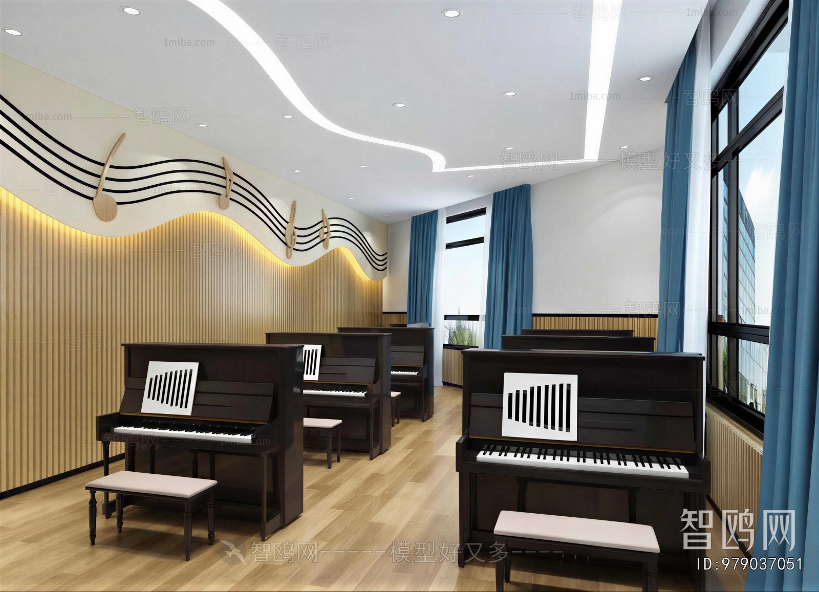 Modern Music Room