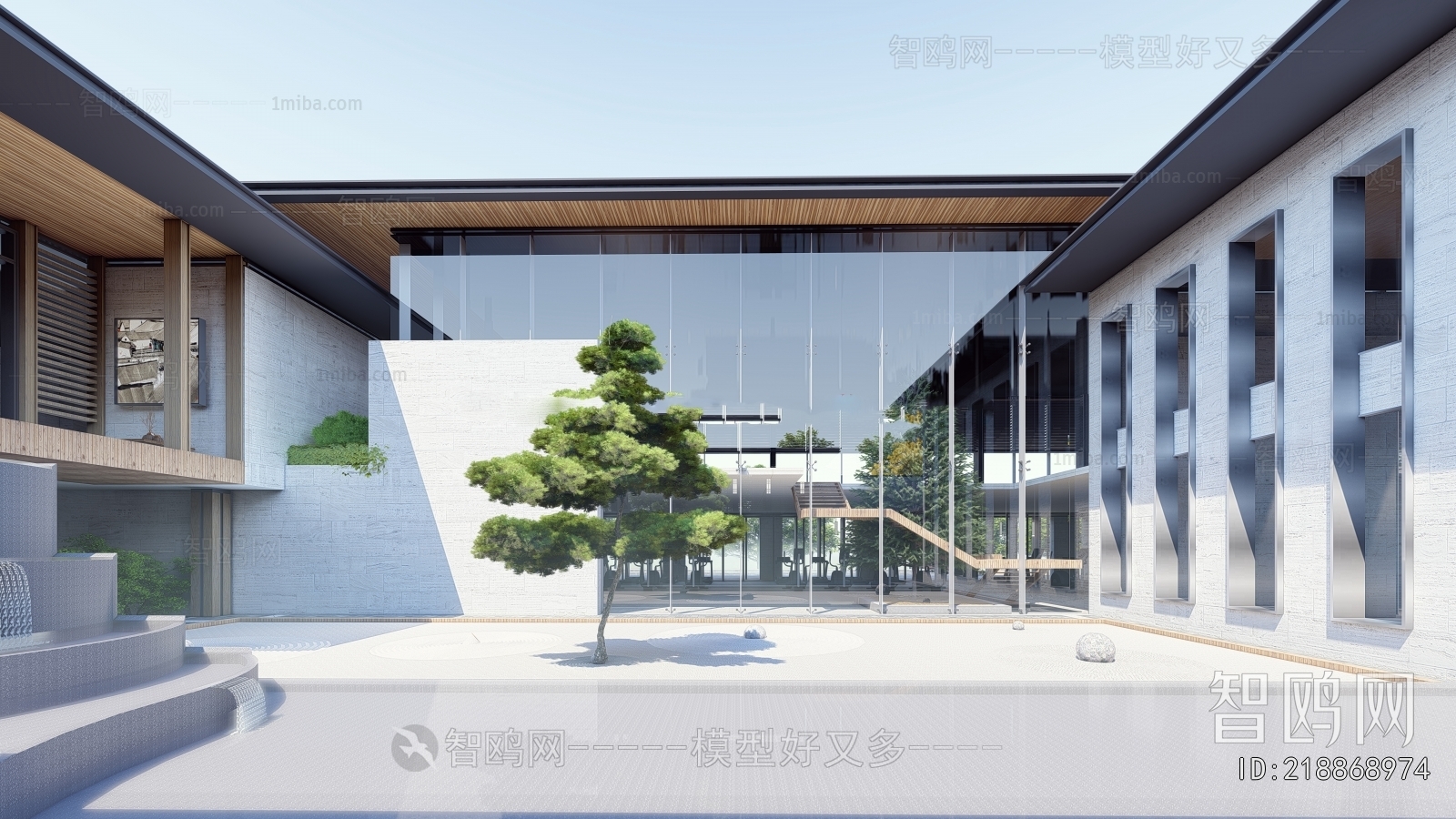New Chinese Style Courtyard/landscape